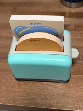 Mint Toaster Notes Holder & Post-its